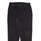LEVI'S 550 Womens Corduroy Trousers Grey Relaxed Tapered W32 L30