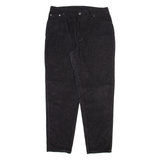 LEVI'S 550 Womens Corduroy Trousers Grey Relaxed Tapered W32 L30
