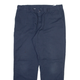 DICKIES Mens Trousers Blue Regular Straight W36 L30