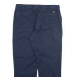 DICKIES Mens Trousers Blue Regular Straight W36 L30