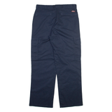 DICKIES Cargo Mens Trousers Blue Regular Straight W32 L30