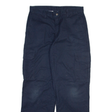 DICKIES Cargo Mens Trousers Blue Regular Straight W32 L32