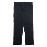 DICKIES Mens Trousers Black Relaxed Straight W36 L31