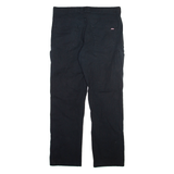 DICKIES Mens Trousers Black Relaxed Straight W36 L31