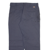 DICKIES Mens Trousers Grey Regular Straight W36 L30