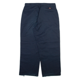 DICKIES Mens Trousers Blue Relaxed Straight W38 L30