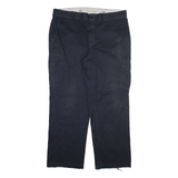 DICKIES Cargo Mens Trousers Black Regular Straight W40 L31