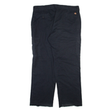 DICKIES Cargo Mens Trousers Black Regular Straight W40 L31