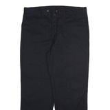 DICKIES Mens Trousers Black Regular Straight W38 L30