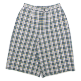 Mens Casual Shorts Gold Plaid XXS W24