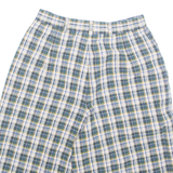 Mens Casual Shorts Gold Plaid XXS W24