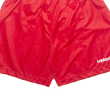 UMBRO Mens Sports Shorts Red XXS W24