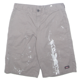 DICKIES Mens Workwear Shorts Grey M W32