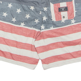 BILLABONG Usa Mens Swimming Shorts Red Crazy Pattern S W32