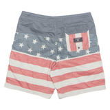 BILLABONG Usa Mens Swimming Shorts Red Crazy Pattern S W32