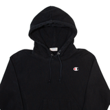 CHAMPION Mens Black Hoodie S