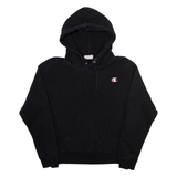 CHAMPION Mens Black Hoodie S
