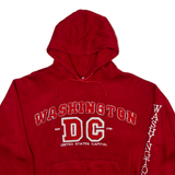 N&T Washington Dc Mens Red Hoodie USA M