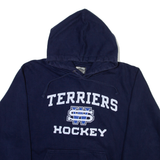 POWER-TEK Terriers Hockey Mens Blue Hoodie USA L