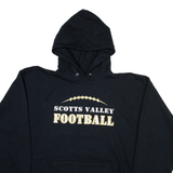 PORT Scotts VAlley Football Mens Black Hoodie L