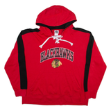 NHL Blackhawks Mens Red Hoodie USA XL