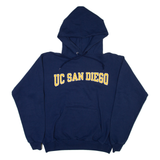 HANES UC San Diego Mens Blue Hoodie USA M