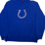 RUSSELL ATHLETIC Womens Blue Hoodie USA XL