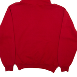 JERZEES Spartan Soccer Mens Red Hoodie USA M