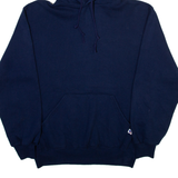 RUSSELL ATHLETIC New Trier Swim Club Mens Blue Hoodie USA M