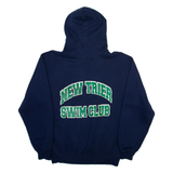 RUSSELL ATHLETIC New Trier Swim Club Mens Blue Hoodie USA M