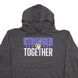 FANATICS Stronger Together Mens Grey Hoodie USA 2XL