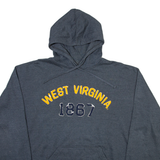 TULTEX West Virginia Mens Grey Hoodie USA XL