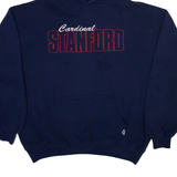 RUSSELL ATHLETIC Cardinal Stanford Mens Blue Hoodie USA XL
