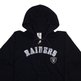 NFL Raiders Womens Black Hoodie Full Zip USA XL