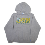 RUSSELL ATHLETIC Feathers River Baseball Mens Grey Hoodie USA S