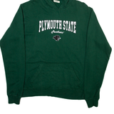 WES AND WILLY Plymouth State Panthers Womens Green Hoodie USA XL