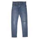 LEVI'S 512 Jeans Distressed Mens Blue Slim Tapered Stonewash W30 L32