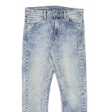 LEVI'S 510 Jeans Mens Blue Slim Skinny Acid Wash W30 L26