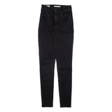 LEVI'S 721 BIG E High Rise Mens Jeans Black Slim Skinny W22 L30