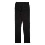 LEVI'S Mid Rise Womens Jeans Black Slim Straight W27 L34