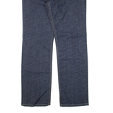 DRIVER Womens Jeans Blue Loose Straight W33 L32