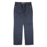 DRIVER Womens Jeans Blue Loose Straight W33 L32