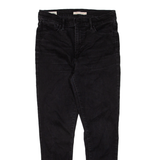LEVI'S 720 BIG E High Rise Womens Jeans Black Slim Skinny W29 L25