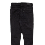 LEVI'S 720 BIG E High Rise Womens Jeans Black Slim Skinny W29 L25