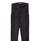 LEVI'S 710 Womens Jeans Black Slim Skinny W26 L30
