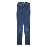 LEVI'S 721 High Rise Womens Jeans Blue Slim Skinny W24 L32