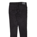 LEVI'S 711 Womens Jeans Black Slim Skinny W26 L30