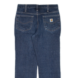 CARHARTT Mens Jeans Blue Regular Straight W33 L27