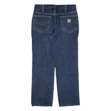 CARHARTT Mens Jeans Blue Regular Straight W33 L27