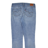 LEVI'S 712 Distressed Womens Jeans Blue Slim Straight W28 L30